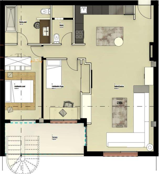 Precioso Apartamento Con Piscina Privada. Aguilas Exterior photo